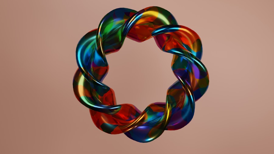 Neon 3D sphere